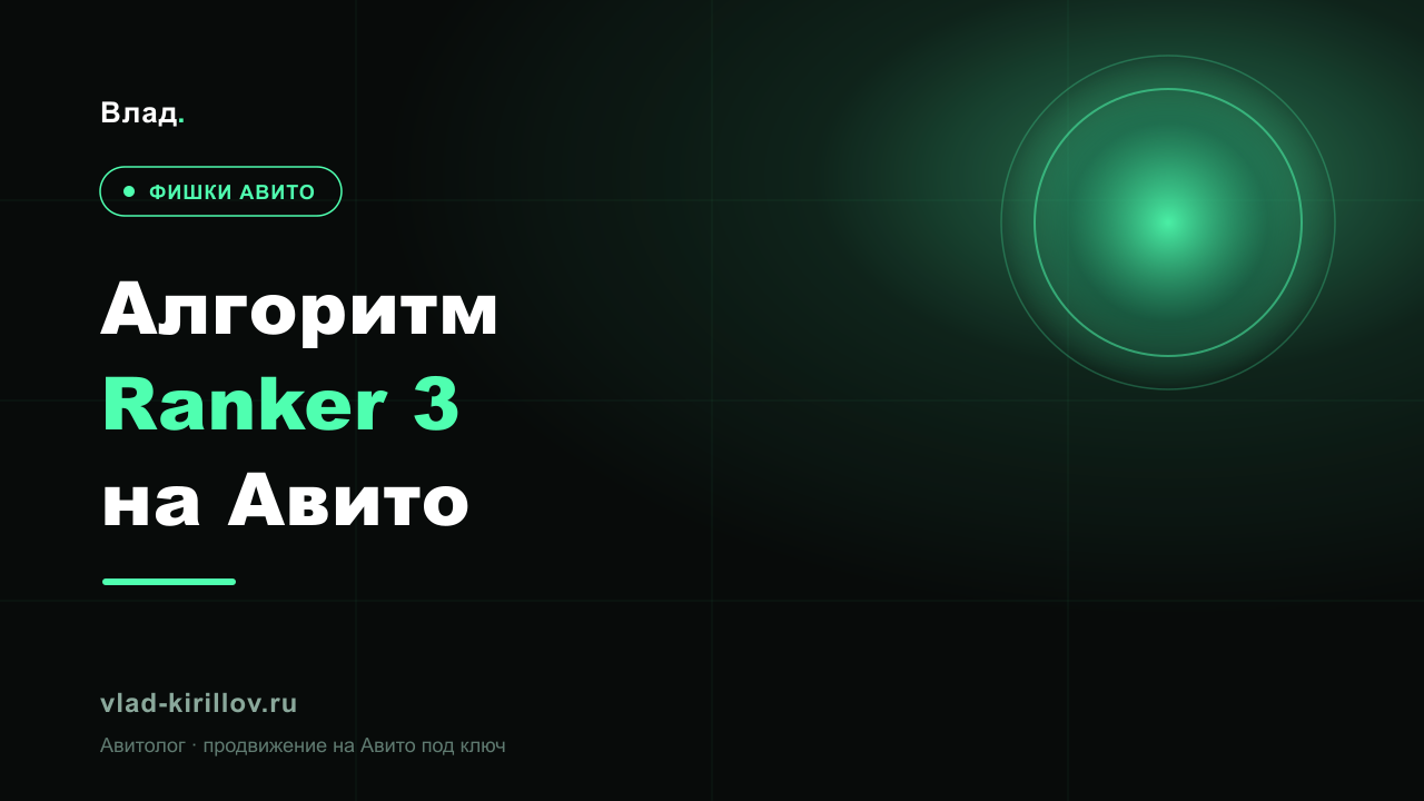 Алгоритм Ranker 3 на Авито: почему оплата больше не выводит в топ